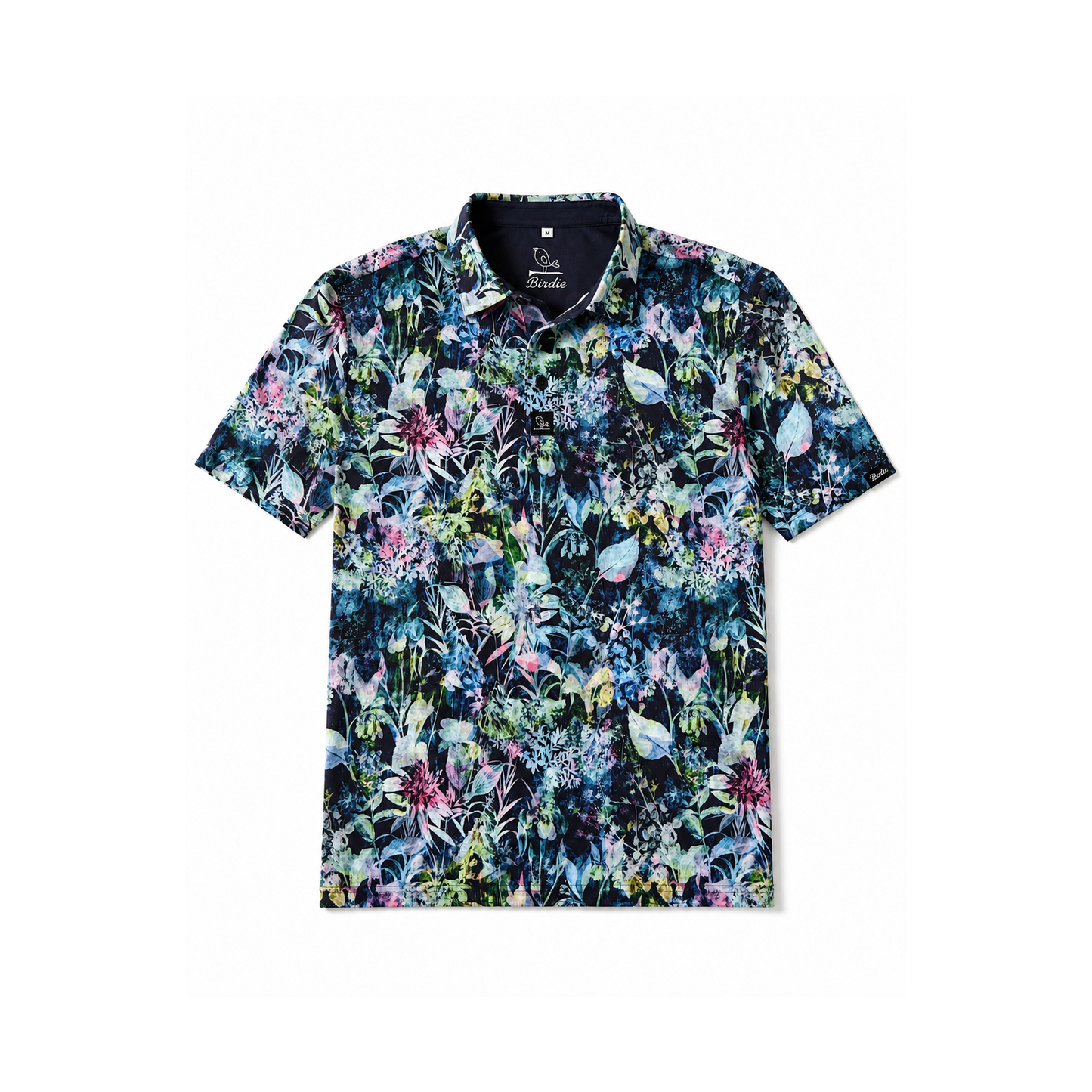 Birdie Flower Shop Performance Polo- Midnight Blooms!