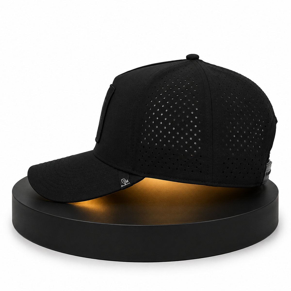 Birdie Perforated Performance Hat  – Patchy Birdie Black!